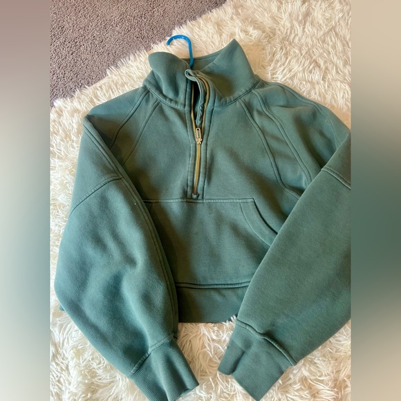 lululemon athletica Green and gold scuba Hoodie XS/S - Picture 1 of 4